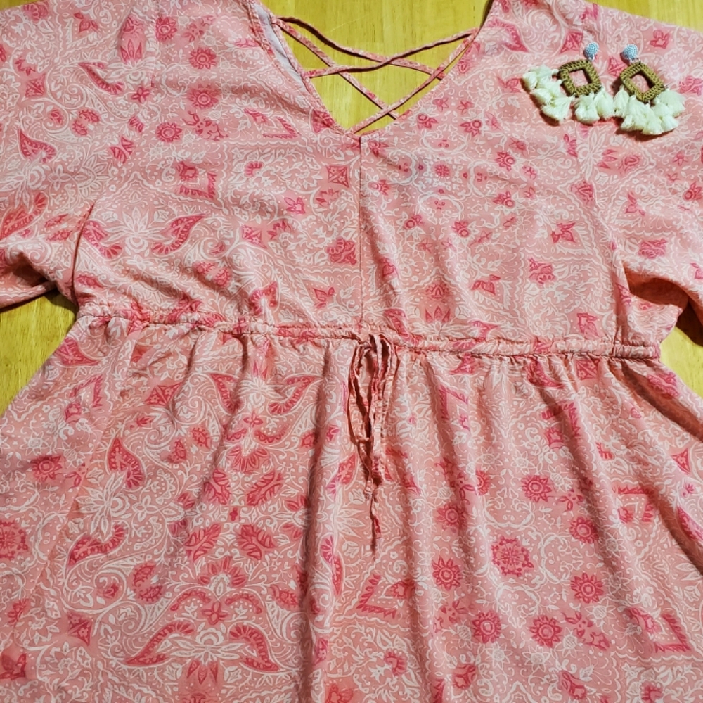 Torrid size 4 pink dress